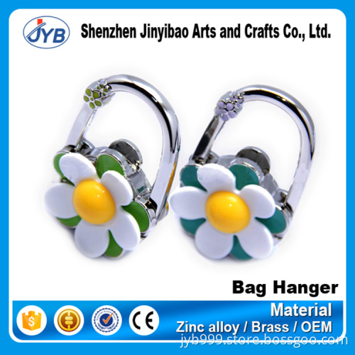 innovative design custom beautiful flower shape bag hanger